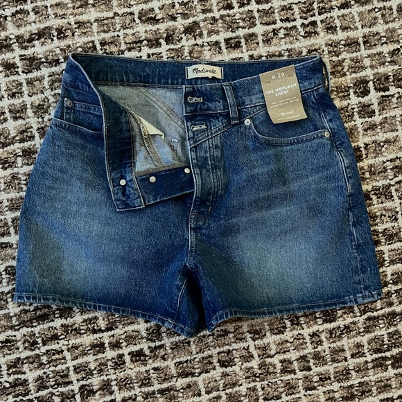 The Mid-Length Momjean Short in Juneau Wash: Yoke Edition - Picture 6 of 9